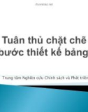 Bài giảng Tuân thủ chặt chẽ các bước thiết kế bảng hỏi