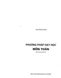 Phương pháp dạy học môn Toán: Phần 1