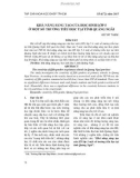 Khả năng sáng tạo của học sinh lớp 5 ở một số trường tiểu học tại tỉnh Quảng Ngãi