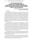 Vết thương chiến tranh trong văn học hiện đại Hàn Quốc trọng tâm qua hai tác phẩm'Hai đời thọ nạn' của Ha Geun Chan và 'Ai đã ăn hết những cây singa ngày ấy'của Park Wan Suh