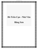 Đò Trên Cạn - Nhà Văn Băng Sơn