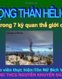 TƯỢNG THẦN HÊLIÔT - Một trong 7 kỳ quan thế giới cổ đại