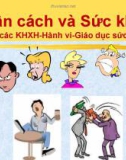 Bài giảng Tâm lý học sức khỏe: Nhân cách và sức khỏe