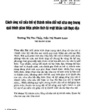 Cách ứng xử của trẻ vị thành niên đối với cha mẹ trong quá trình giao tiếp: phân tích từ một khảo sát thực địa