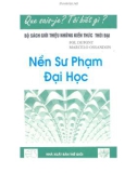 Kiến thức thời đại - Nền sư phạm đại học: Phần 1