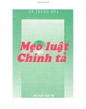 Mẹo luật chính tả: Phần 1