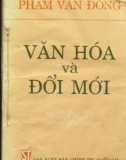 Văn hoá và đổi mới của Phạm Văn Đồng