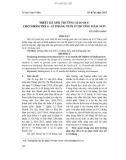 Thiết kế môi trường giáo dục cho nhóm trẻ 6 - 12 tháng tuổi ở trường mầm non - Đỗ Chiêu Hạnh