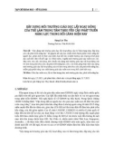 Xây dựng môi trường giáo dục lấy hoạt động của trẻ làm trung tâm theo yêu cầu phát triển năng lực trong bối cảnh hiện nay