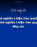 Học thuyết kinh tế của C.Nghĩa Mác-Lênin về phương thức sản xuất tư bản chủ nghĩa