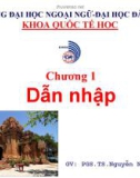 Bài giảng Di tích dẫn nhập: Chương 1 - PGS.TS. Nguyễn Ngọc Chinh