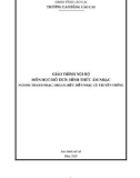 Giáo trình Hình thức âm nhạc - Trường Cao đẳng Lào Cai
