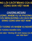 Bài giảng môn học Đường lối cách mạng Đảng Cộng sản Việt Nam