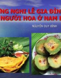 NHỮNG NGHI LỄ GIA ĐÌNH CỦA NGƯỜI HOA