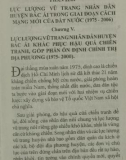 Ebook 60 năm truyền thống lực lượng vũ trang nhân dân huyện Bác Ái năm (1946 - 2006): Phần 2