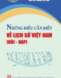 Ebook Những điều cần biết về lịch sử Việt Nam: Phần 1