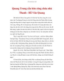 Quang Trung cầu hôn công chúa nhà Thanh - Hồ Văn Quang