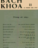 Tạp chí Bách Khoa - Số 11: Phần 1