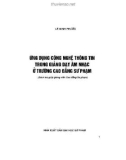 Giảng dạy âm nhạc và ứng dụng công nghệ thông tin ở trường Cao đẳng Sư phạm: Phần 1