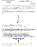 Đề thi học kì 1 môn Vật lí 10 năm 2020-2021 có đáp án - Trường THPT chuyên Huỳnh Mẫn Đạt (Khối chuyên)
