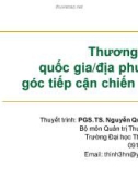 Bài thuyết trình: Thương hiệu quốc gia/địa phương góc tiếp cận chiến lược