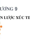 Bài giảng Marketing dược - Chương 9: Chiến lược xúc tiến