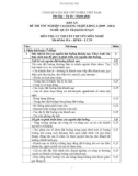 Đáp án đề thi tốt nghiệp cao đẳng nghề khoá 3 (2009 - 2012) nghề Quản trị khách sạn môn Lý thuyết chuyên môn nghề - Mã đề thi: DA QTKS - LT29