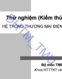 Bài giảng Phát triển hệ thống thương mại điện tử: Chương 5 - TS. Trần Hoài Nam