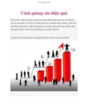 Cách quảng cáo hiệu quả