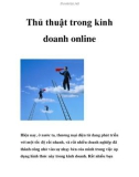 Thủ thuật trong kinh doanh online