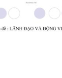 Chủ đề Lãnh đạo và động viên