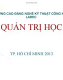 Bài giảng Quản trị học: Chương 5 - CĐ Ngề Công nghệ LADEC