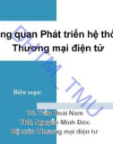 Bài giảng Phát triển hệ thống thương mại điện tử: Chương 1 - TS. Trần Hoài Nam