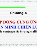 Bài giảng Quản lý chuỗi cung ứng (Supply Chain Management): Chương 4 - Đường Võ Hùng