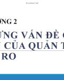 Bài giảng Quản trị rủi ro: Chương 2 - ThS. Võ Hữu Khánh (2017)