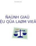 Bài 7 : Đánh giá hiệu quả nhân lực