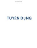 Bài giảng Tuyển dụng