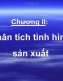 Chương II: Phân tích tình hình sản xuất và giá trị sản xuất