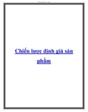 Chiến lược định giá sản phẩm