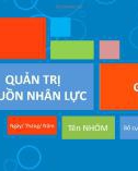 Quản trị nguồn nhân lực: Bài giảng Giữ chân nhân viên và sa thải nhân viên