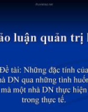 Thảo luận quản trị học