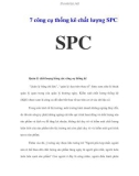 7 công cụ thống kê chất lượng SPC