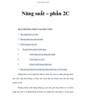 Năng suất – phần 2C