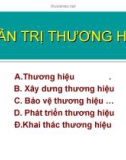 Bài giảng quản trị thương hiệu