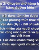 Chuyên chở hàng hóa XNK