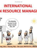 Bài giảng: International human resource management