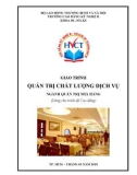 Giáo trình Quản trị chất lượng dịch vụ - Ngành Quản trị nhà hàng (Dùng cho trình độ Cao đẳng)