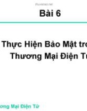 Thực hiện bảo mật trong Thương mại điện tử