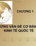 CHƯƠNG 1 NHỮNG VẤN ĐỀ CƠ BẢN VỀ KINH TẾ QUỐC TẾ