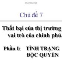 Tình trạng độc quyền